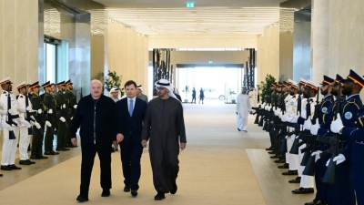 Встреча с Президентом ОАЭ шейхом Мухаммедом бен Заидом аль-Нахайяном