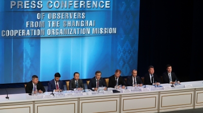 ИНФОЦЕНТР "ВЫБОРЫ-2025".  Пресс-конференция наблюдателей от Миссии Шанхайской организации сотрудничества (ШОС)