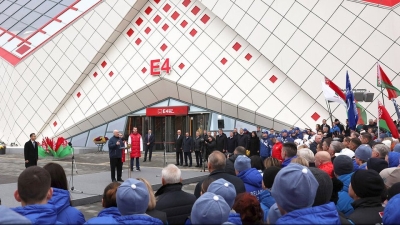 Участие в церемонии торжественного открытия в Минске бассейна международного стандарта