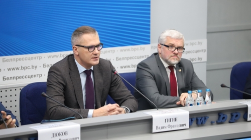 Пресс-конференция: &laquo;О работе &laquo;Белорусского общества &laquo;Знание&raquo; на современном этапе. Подписание соглашения о сотрудничестве между РГОО &laquo;Знание&raquo; и фондом &laquo;Историческая память&raquo;